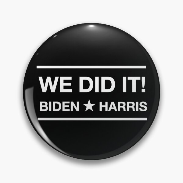 Item preview, WE DID IT - BIDEN HARRIS - COMMEMORATIVE SHIRT designed and sold by WordsmithNerd.