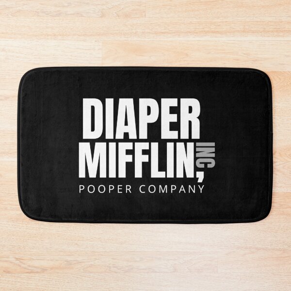 Item preview, DIAPER MIFFLIN POOPER COMPANY - THE OFFICE PARODY DESIGN designed and sold by PleasantThreads.