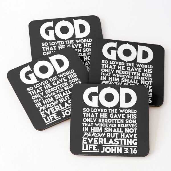 Item preview, John 3:16 designed and sold by plushism.