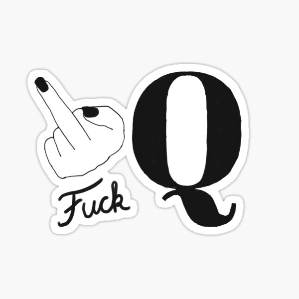 F * ck QAnon Sticker
