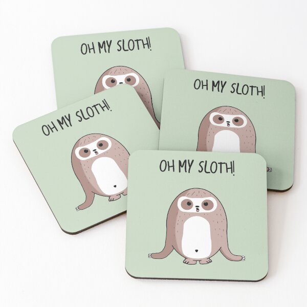 Item preview, Oh my sloth cute animated sloth design  designed and sold by L1221e92.