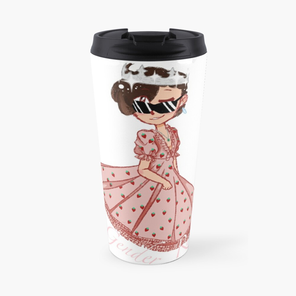 "Eret Strawberry Dress 2" Travel Mug by bluberry01 | Redbubble