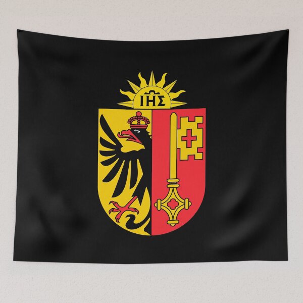 Item preview, Geneva Coat of Arms - Switzerland Heraldry and flag designed and sold by Qrhoo.