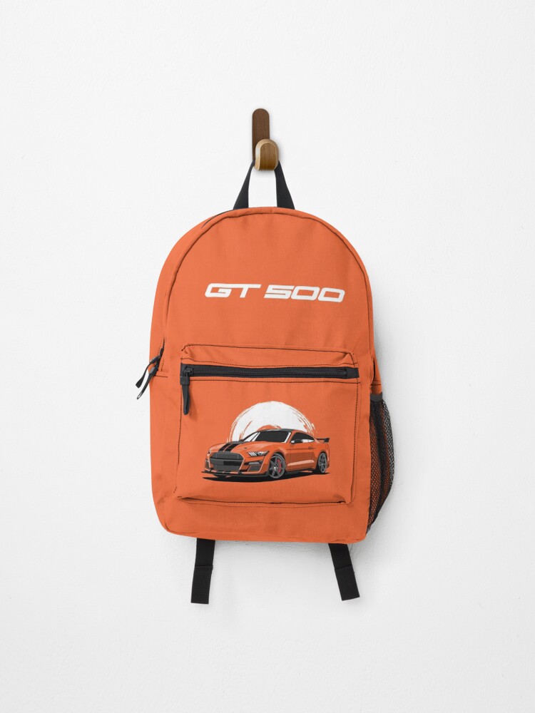 Thumbnail 1 of 3, Backpack, Mustang GT500 lime Orange designed and sold by Keyur44.