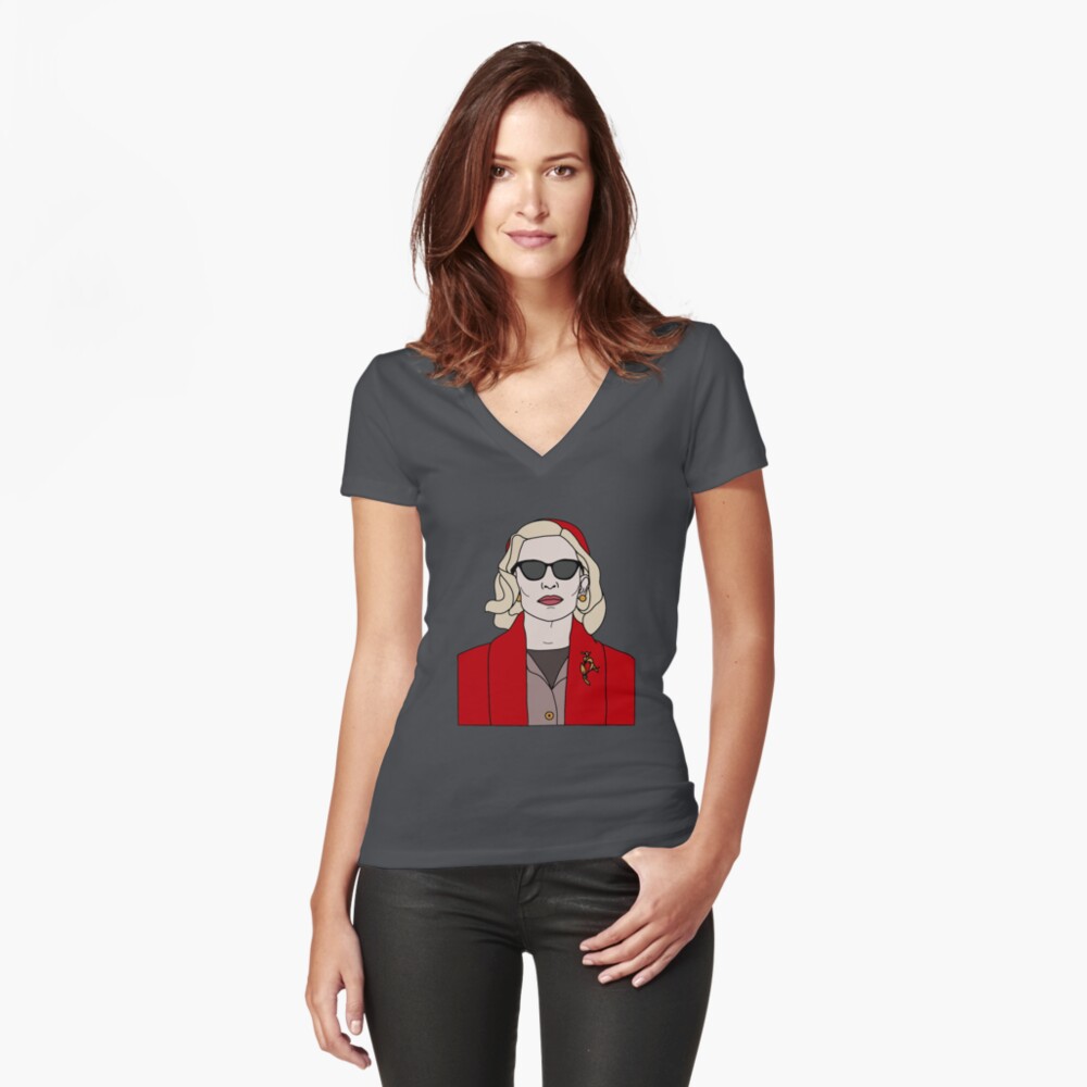 Artikel-Vorschau von Tailliertes T-Shirt mit V-Ausschnitt, designt und verkauft von drowned-twice.