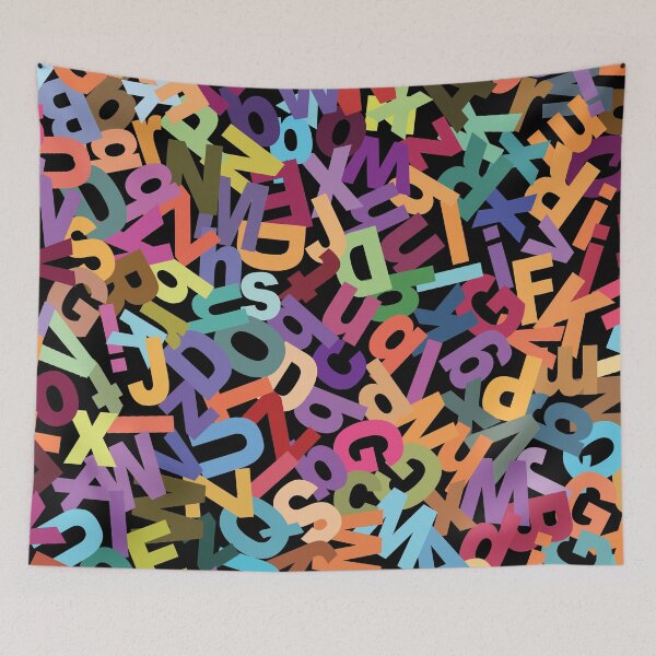 Item preview, Multi - coloured fonts designed and sold by portokalis.