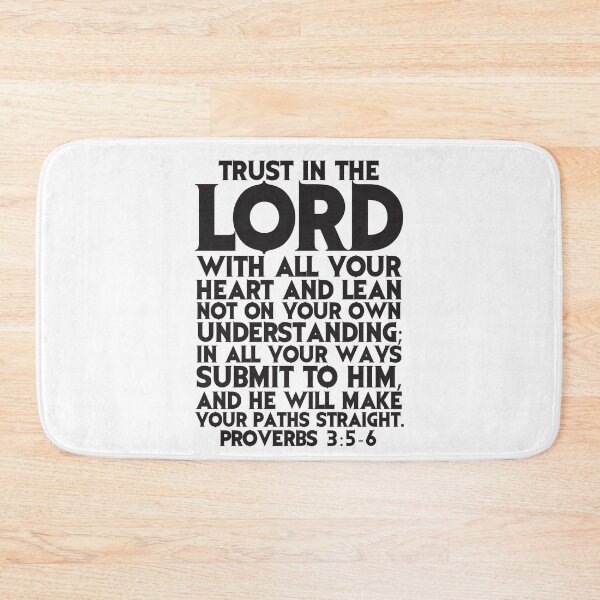 Item preview, Proverbs 3:5-6 designed and sold by plushism.