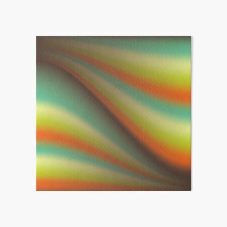 Item preview, Preppy Retro Vintage Wavy Turquoise Teal Blue Mint Green Ombre Rainbow designed and sold by IamTrending.