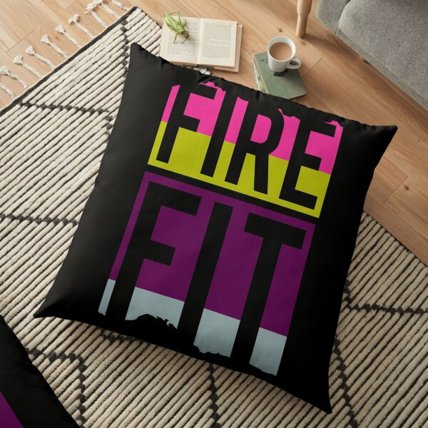 Fire Fit Floor Pillow