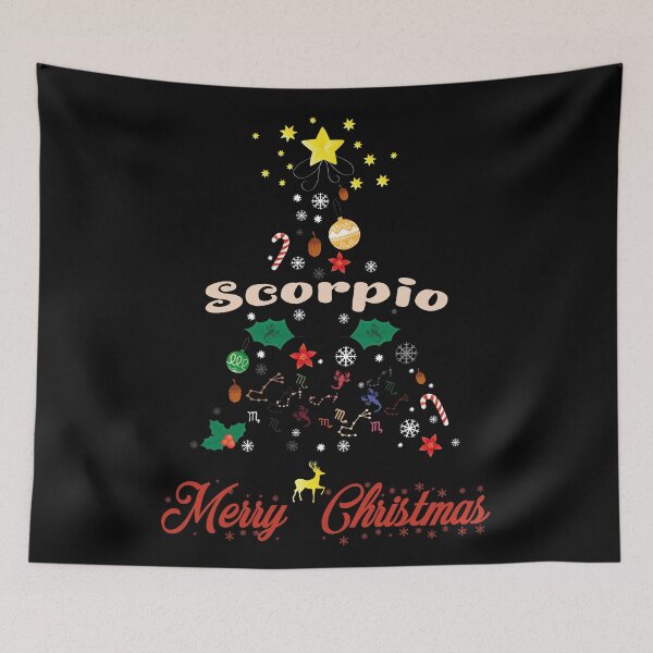 Item preview, Scorpio Merry Christmas tree scorpio Santa Gift  designed and sold by AstroShop1.