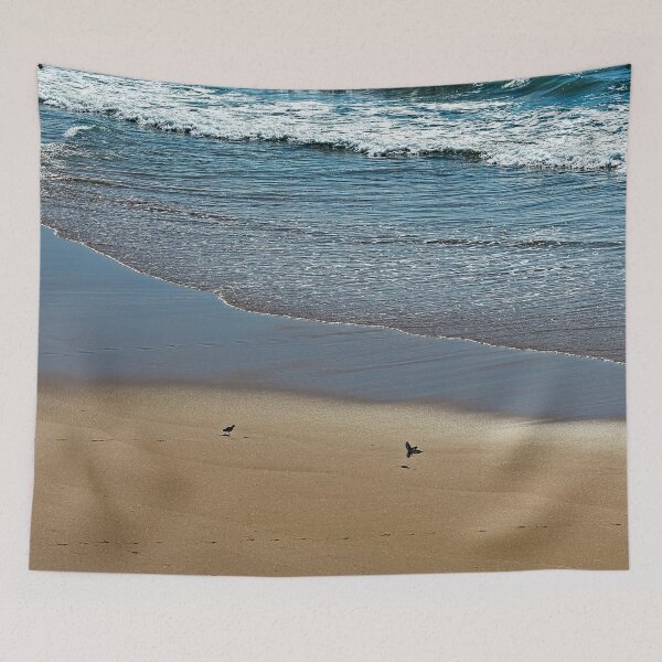Item preview, Two Sandpipers Wading Birds Seashore designed and sold by Anna Lemos.