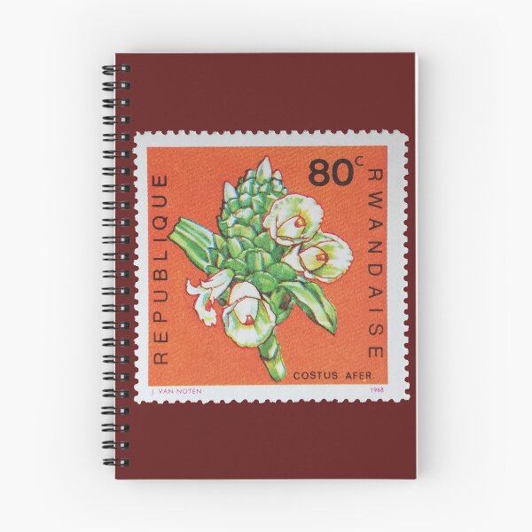 Item preview, Costus Afer Flower 1968 Vintage Stamp designed and sold by StampCollection.