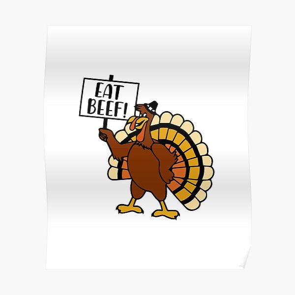 Friendsgiving American Football Squad, Funny Thanksgiving Turkey Poster  for Sale by Farhi