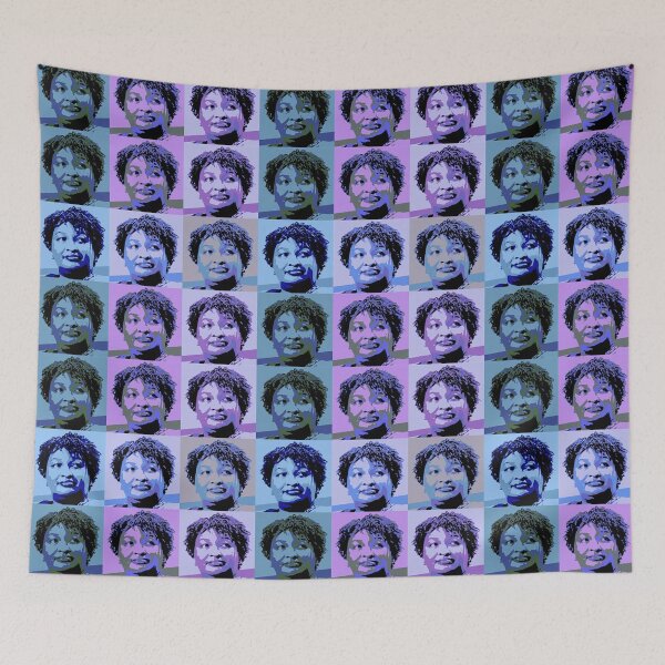 Item preview, Stacey Abrams Superstar (purple) designed and sold by Thelittlelord.