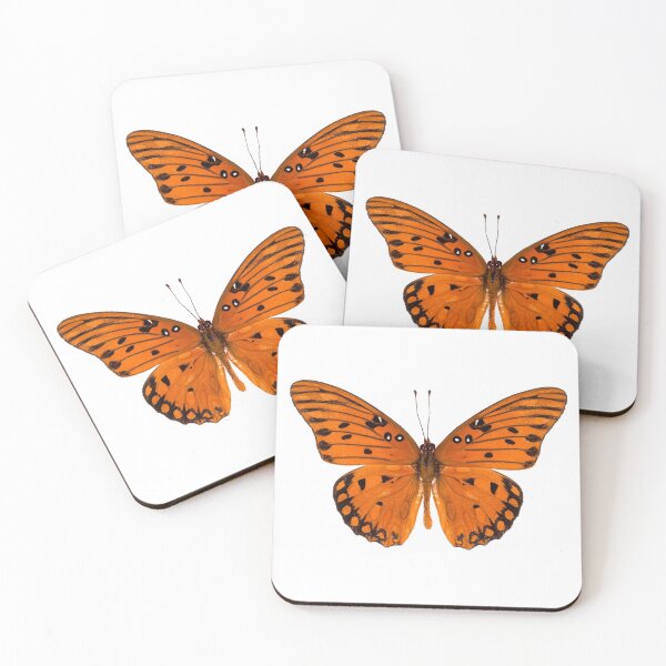 Item preview, Gulf fritillary Butterfly (Agraulis vanillae) designed and sold by Tim Christensen.