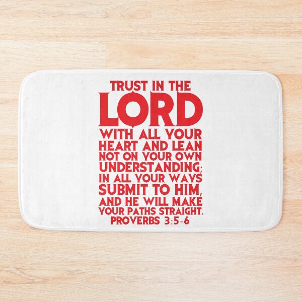 Item preview, Proverbs 3:5-6 designed and sold by plushism.