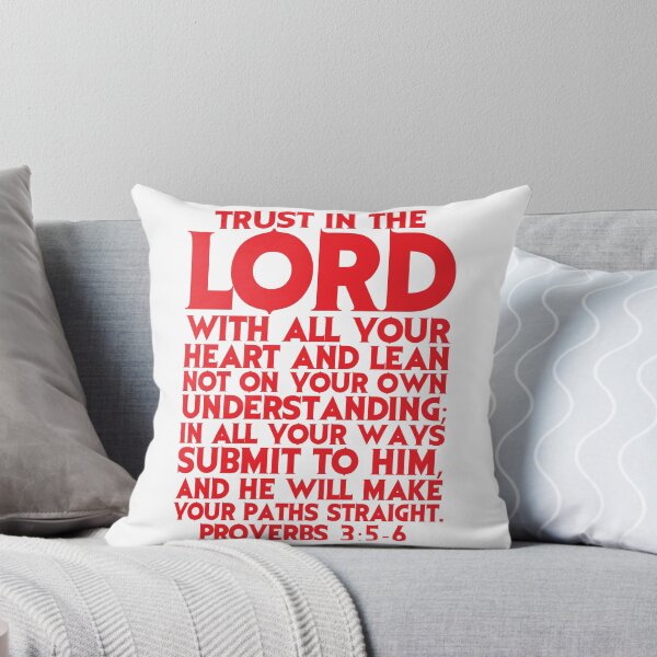 Item preview, Proverbs 3:5-6 designed and sold by plushism.