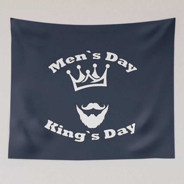 Item preview, Men's Day King's Day, International Men's Day Gift Idea  designed and sold by tawscolors.