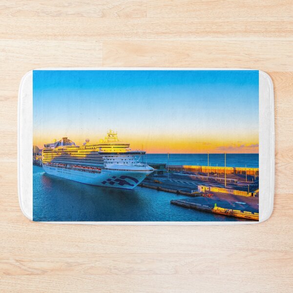 Item preview, Crown Princess Cruise Ship in Barcelona, Spain designed and sold by debbieannpowell.