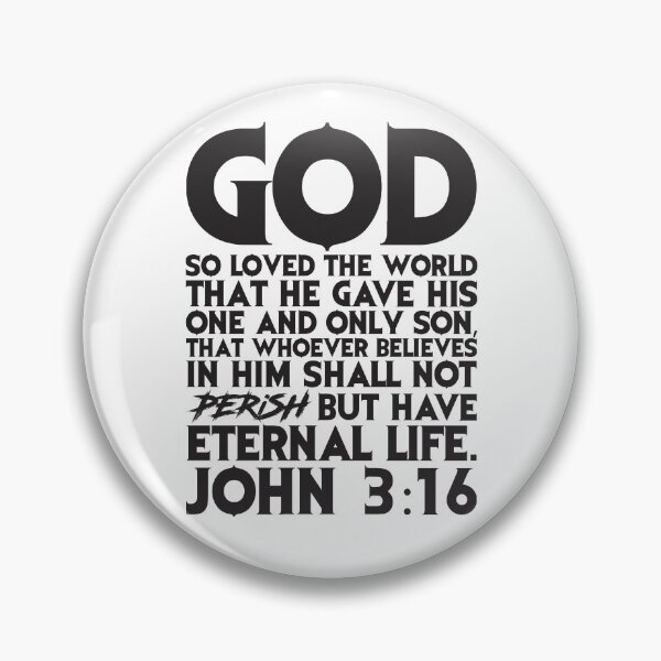 Item preview, John 3:16 designed and sold by plushism.