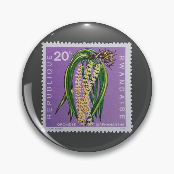 Item preview, Orchid Flower 1968 Vintage Stamp designed and sold by StampCollection.