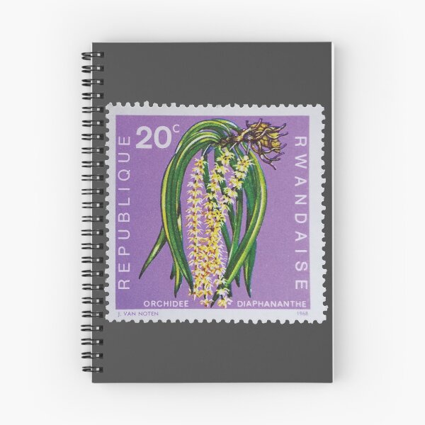 Item preview, Orchid Flower 1968 Vintage Stamp designed and sold by StampCollection.