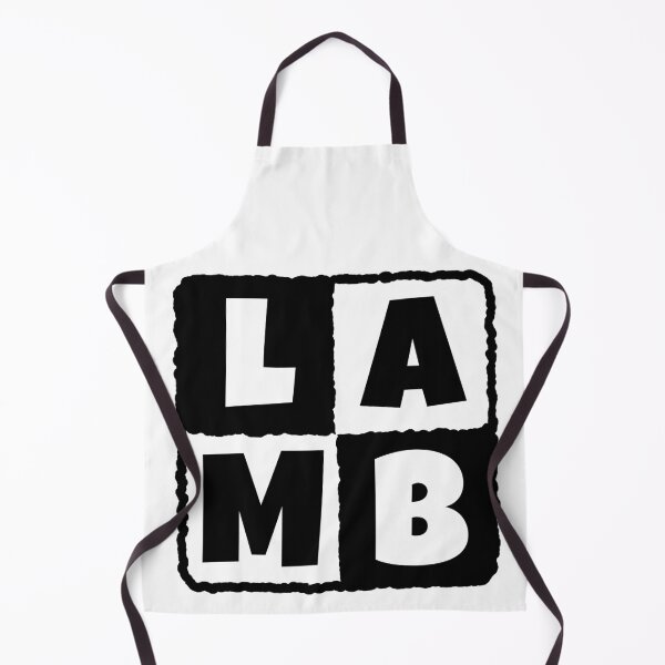 Item preview, LAMB in a black and white square designed and sold by joseartgel.