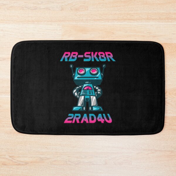 Item preview, RB-SK8R Is Too Rad For You – Geeky Mecha Robot Skater designed and sold by The Green Corner.