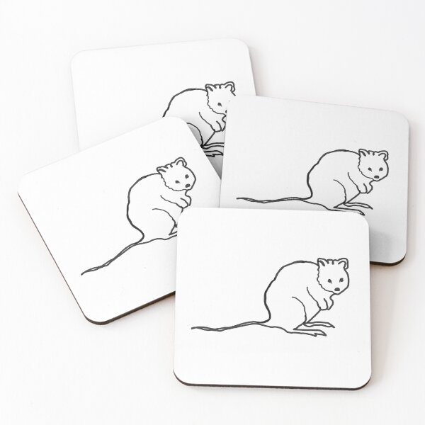 Item preview, Quokka minimal drawing designed and sold by catnamedtiffany.