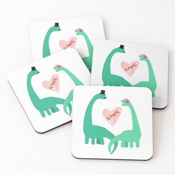 Item preview, Brontosaurus couple designed and sold by orangerinka.