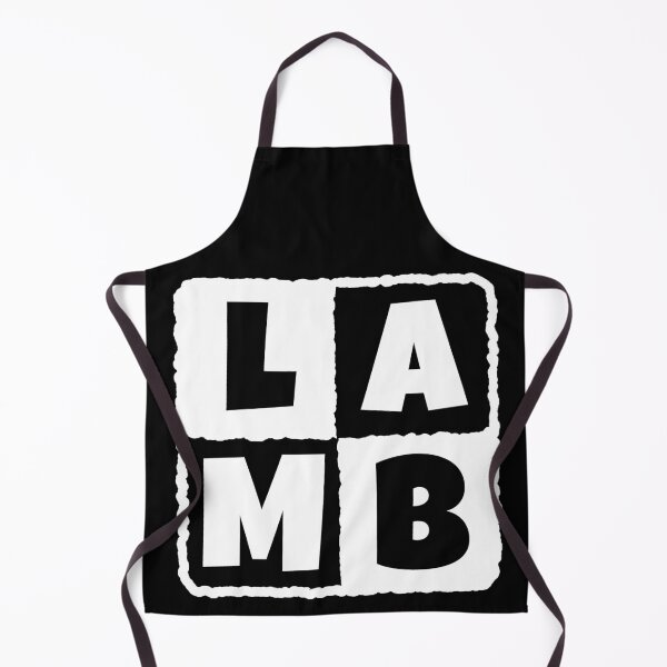 Item preview, LAMB in a black and white square designed and sold by joseartgel.