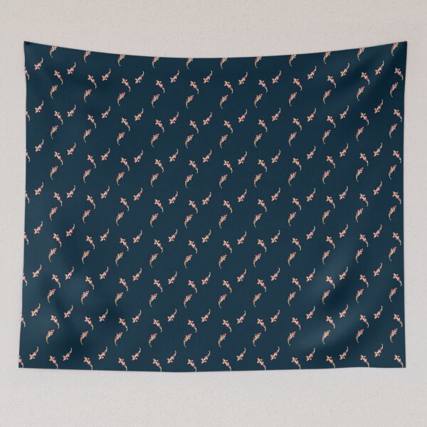 Item preview, Koi fish blue pattern designed and sold by TCT2ERDESIGN.