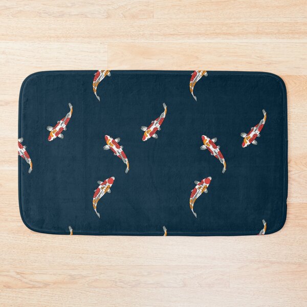 Item preview, Koi fish blue pattern designed and sold by TCT2ERDESIGN.