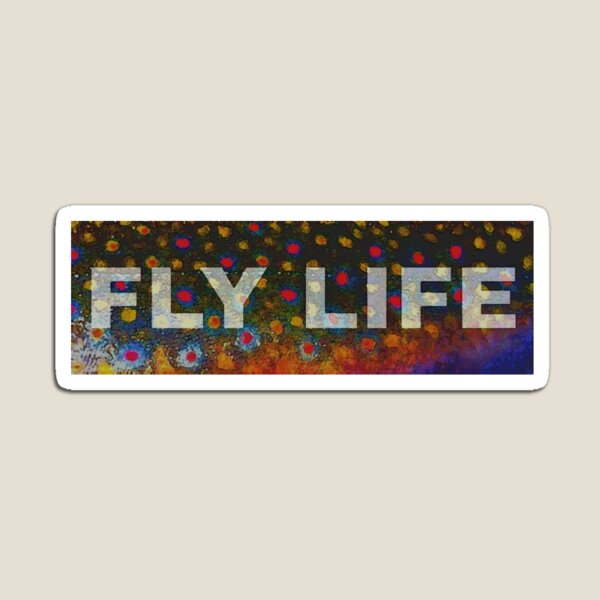 Item preview, Brook Trout Fly Fishing Life Graphic designed and sold by FlyLifeApparel.