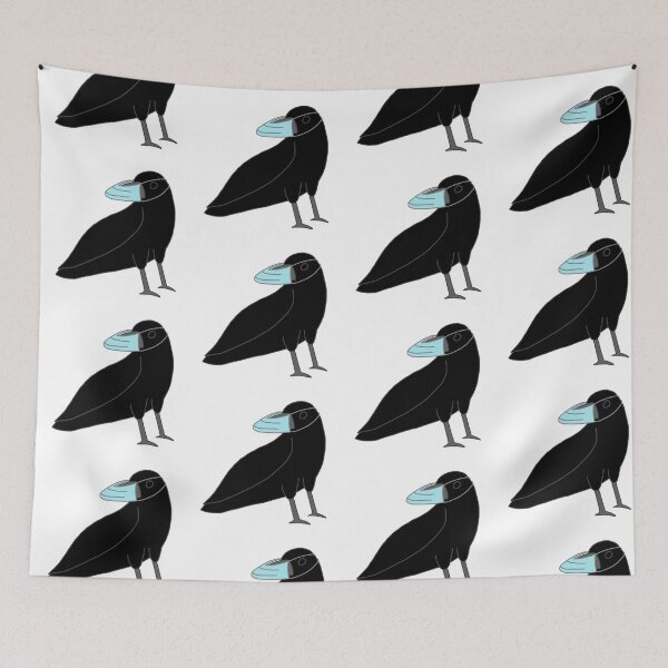 Item preview, Cuervo Covid Corvid con máscara designed and sold by CamelCorruption.