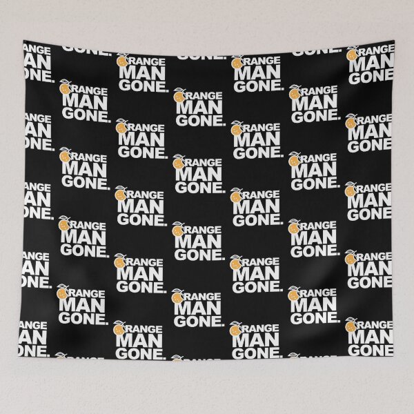 Item preview, Orange Man Gone Funny Anti Trump Biden Victory Election designed and sold by djkirei.