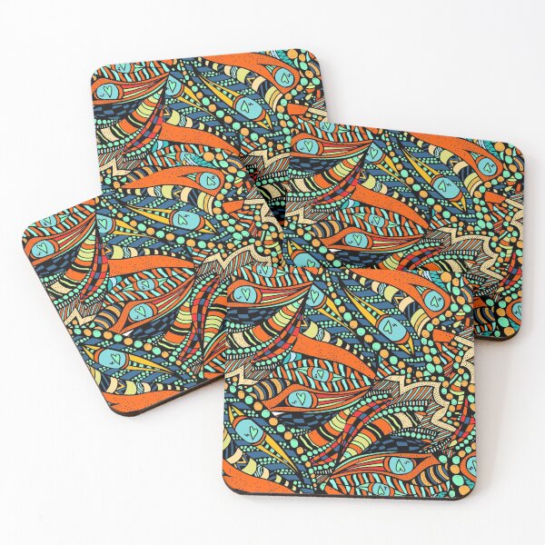 Item preview, 1980s Ethnic Hippy Tribal Art designed and sold by IamTrending.