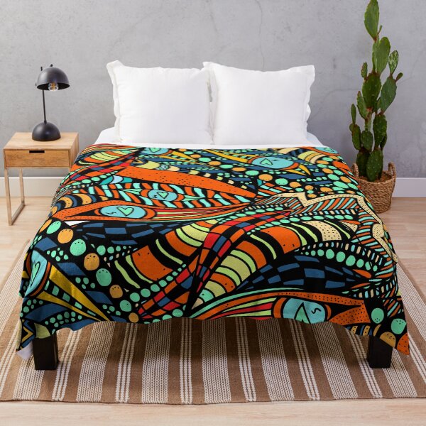 Item preview, 1980s Ethnic Hippy Tribal Art designed and sold by IamTrending.
