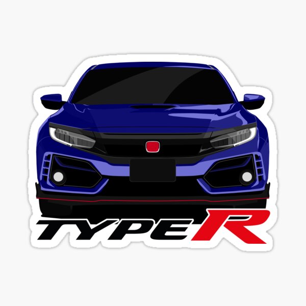 Honda Civic Typ R. Sticker