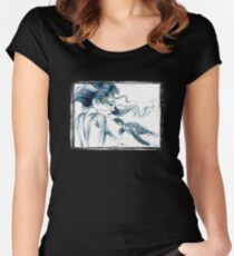 Sea Turtle Totem Women's Fitted Scoop T-Shirt