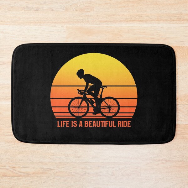 Item preview, Life Is A Beautiful Ride Cyclist Quote designed and sold by TamGustam.