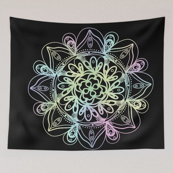 Item preview, Pastel Tie-Dye Burst Mandala designed and sold by Stacia Boyd.