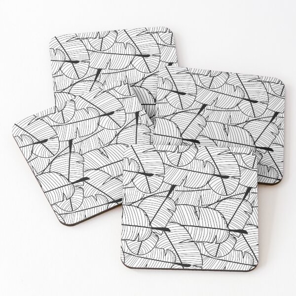 Item preview, Hand Drawn Tropical Leaves Pattern  designed and sold by TSlayerMerch.