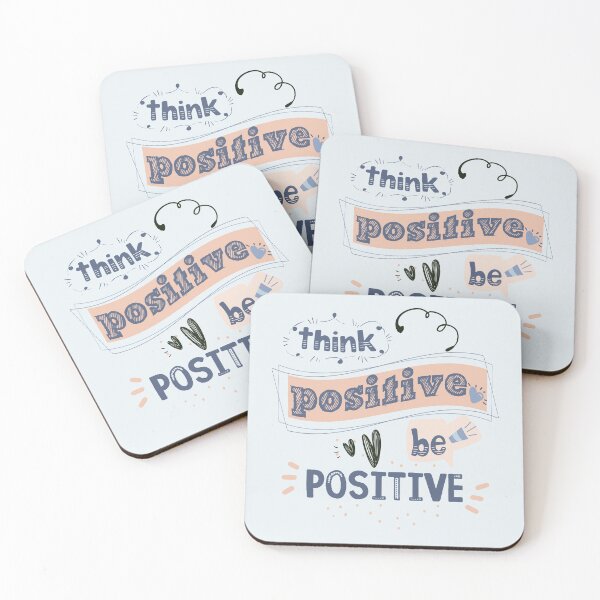 Item preview, Think Positive Be Positive Quote  designed and sold by RSDigitalPrintDesign.