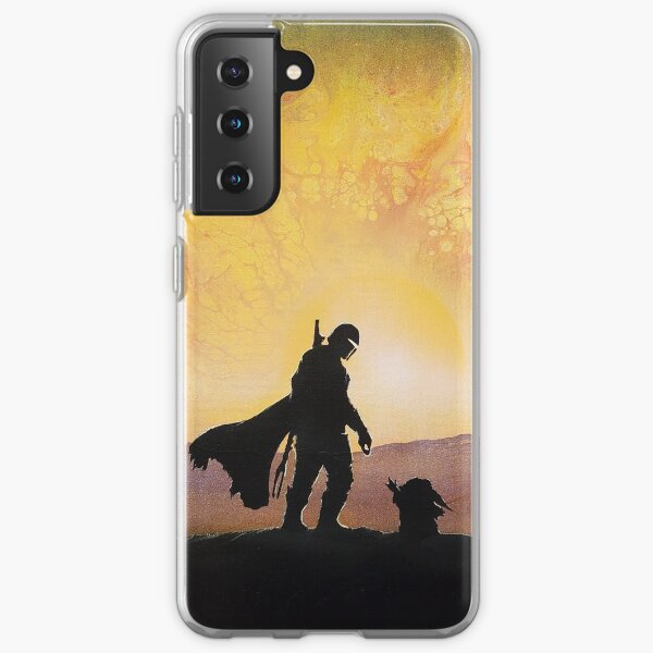 mando hunter and child canvas Samsung Galaxy Soft Case
