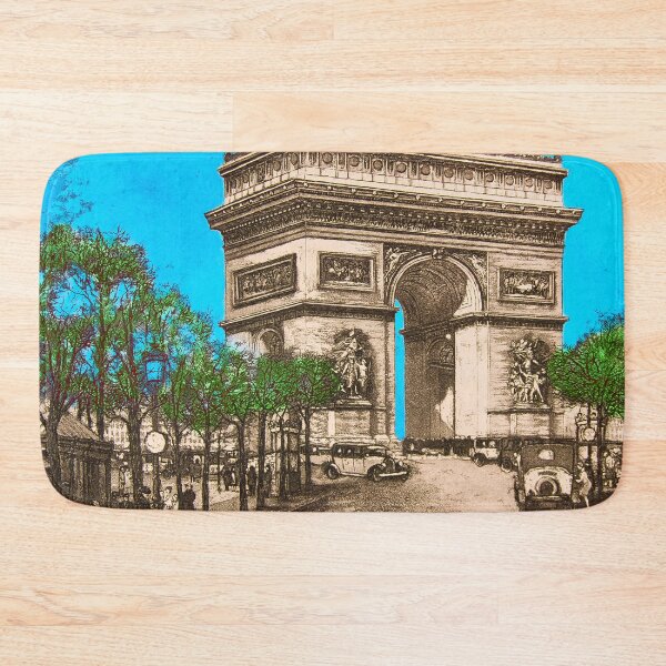 Item preview, Arc de Triomphe Vintage Scene and Blue Sky designed and sold by lucasgaylon.