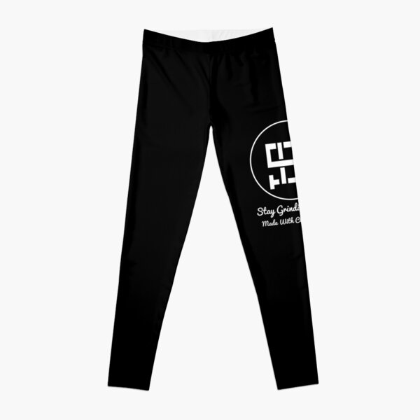 Stay Grindin Clothing - Made with Class - White Leggings