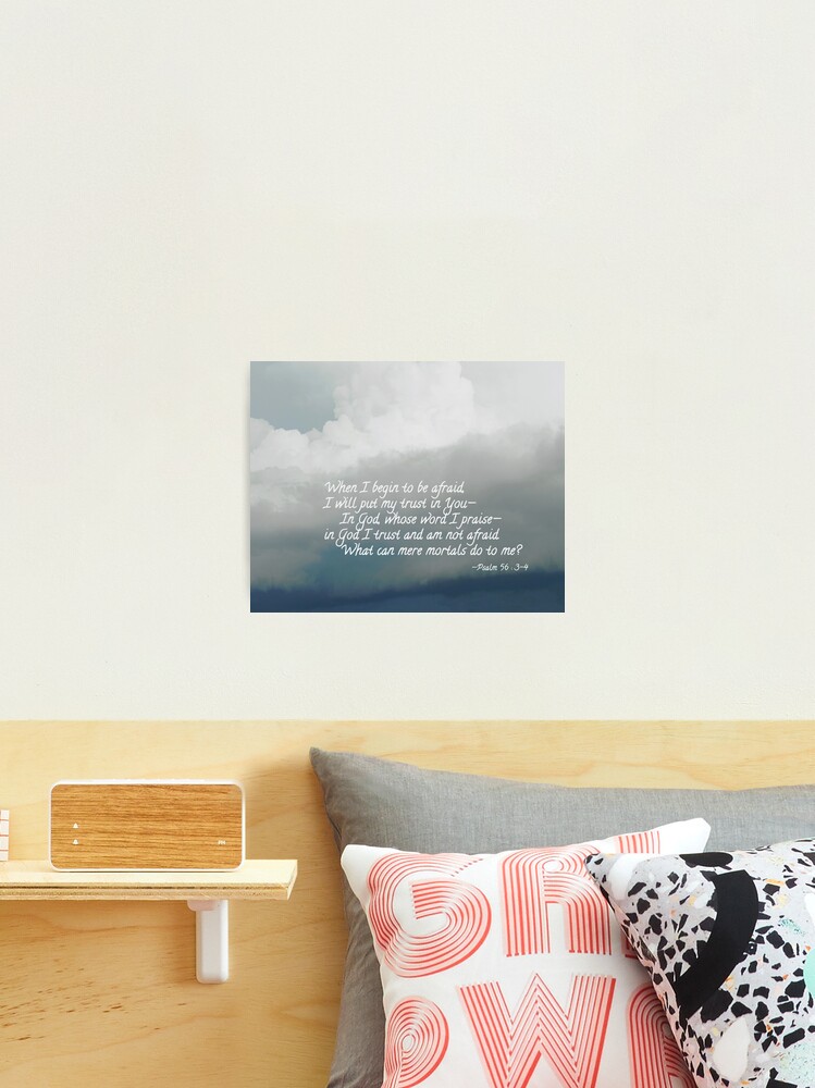 Thumbnail 2 of 3, Photographic Print, When I Begin To Be Afraid designed and sold by MarjorieB.