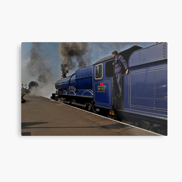 GWR steam loco King Edward II Metal Print