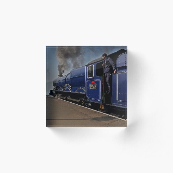 GWR steam loco King Edward II Acrylic Block